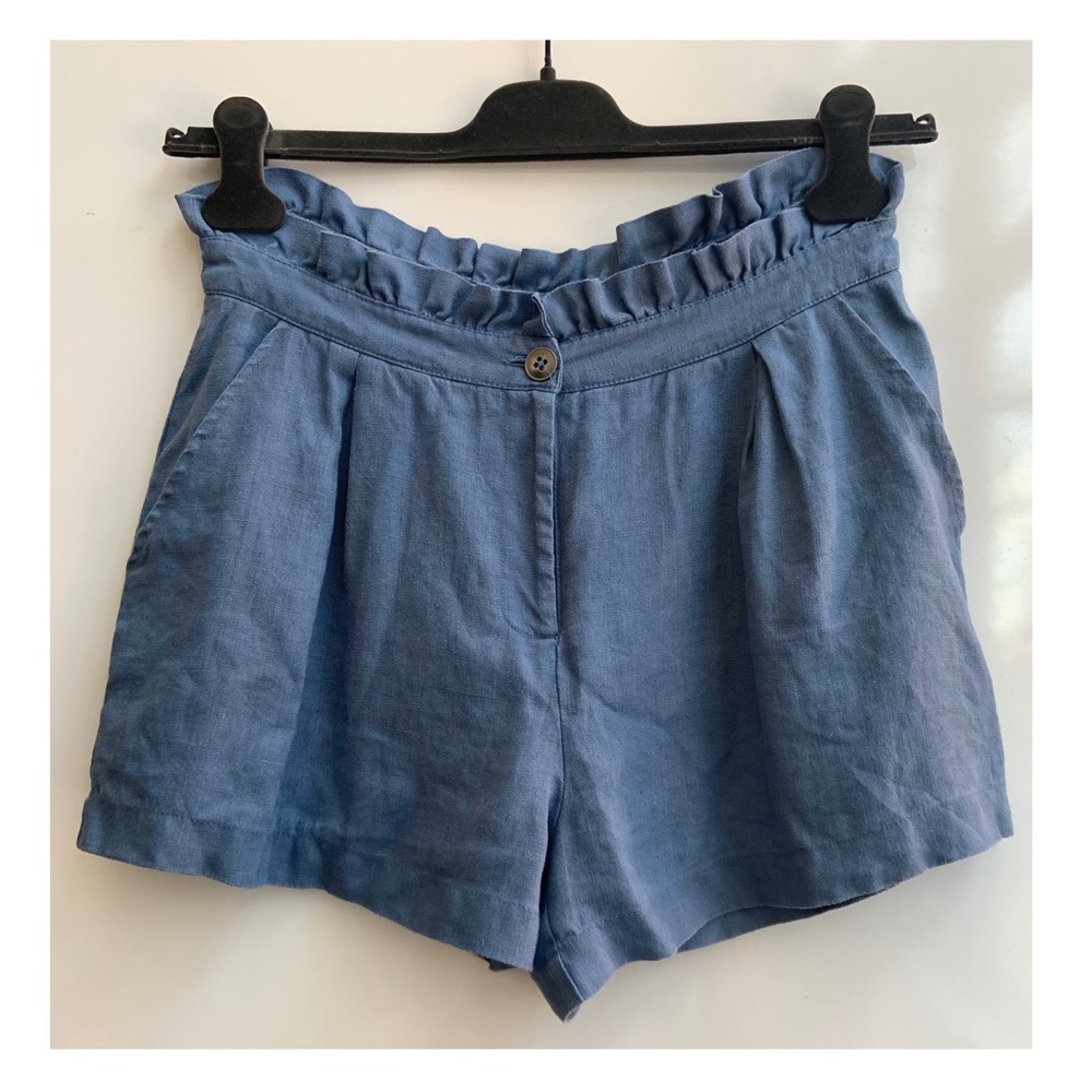 Forever 21 Blue Paperbag Shorts S